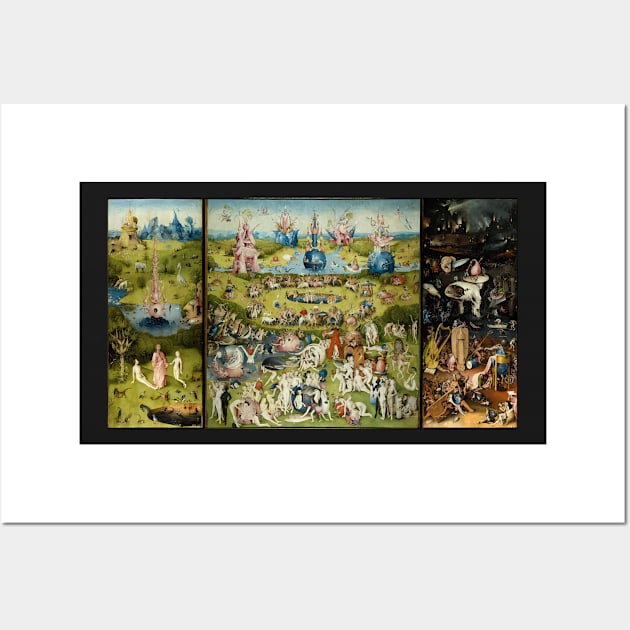 The Garden of Earthly Delights -  Hieronymus Bosch Wall Art by themasters